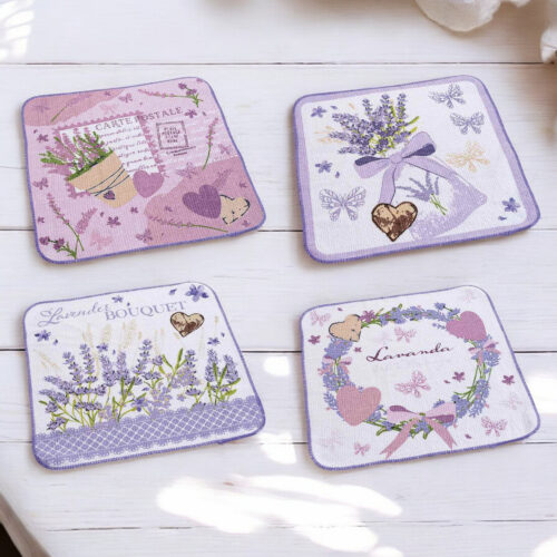 Miniasciugamano magico in cotone "Lavanda"