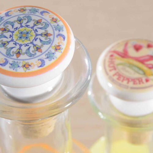 Tappo Sughero e Ceramica Decorata