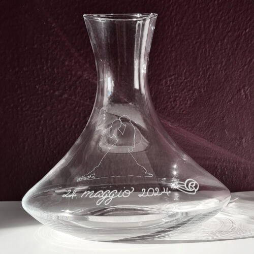 Decanter Nuziale personalizzato