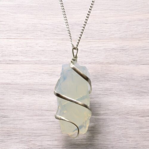 Collana a Spirale - Opalite Grezza