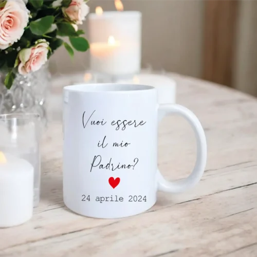 Tazza Padrino Battesimo Personalizzata