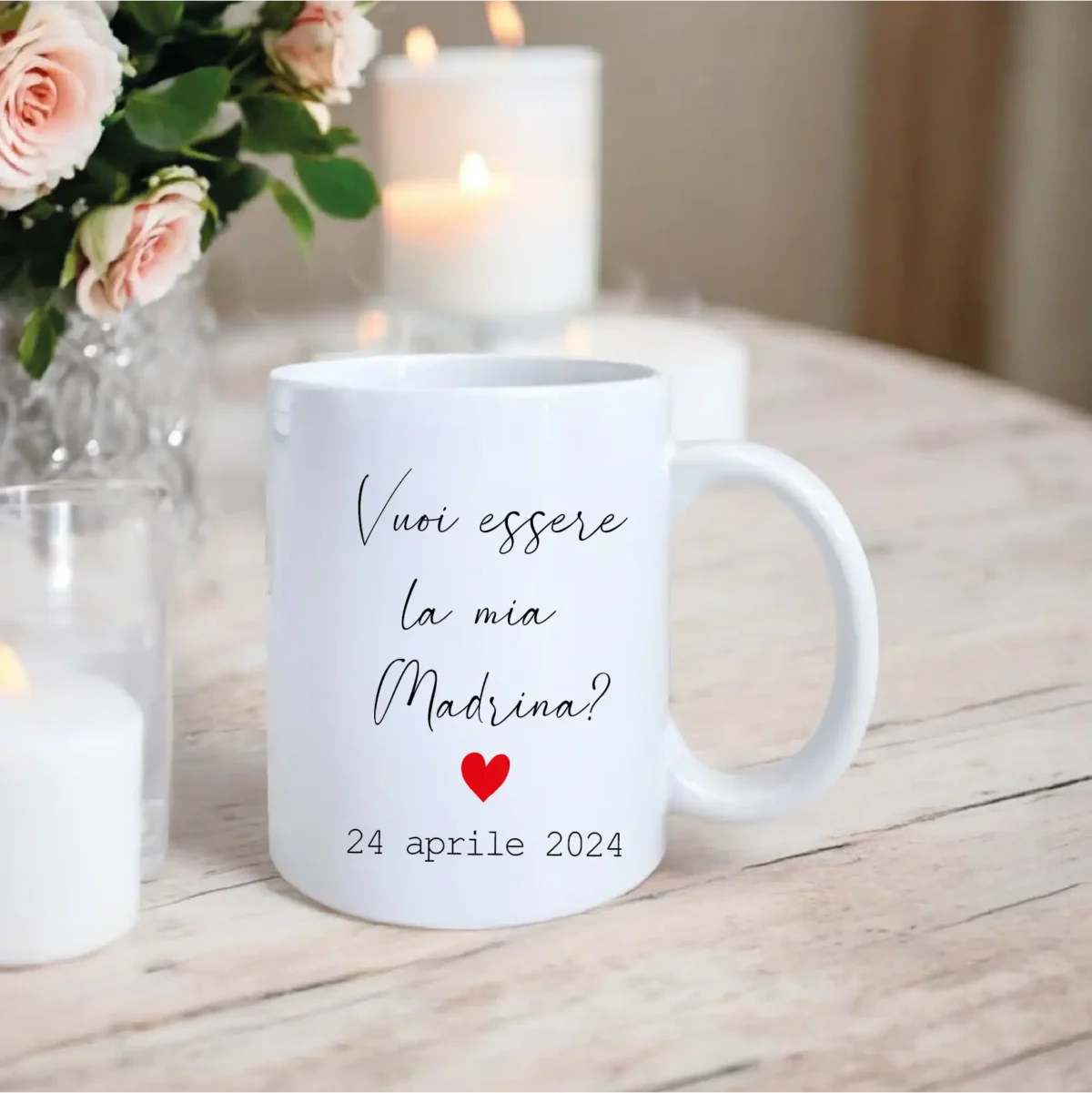 Tazza Madrina Battesimo Personalizzata