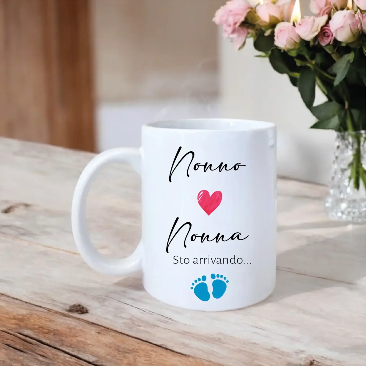 Tazza Nascita Personalizzata con Foto Ecografia - immagine 4