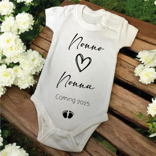 Body Neonato 0-6 Mesi Regalo Nascita Personalizzato