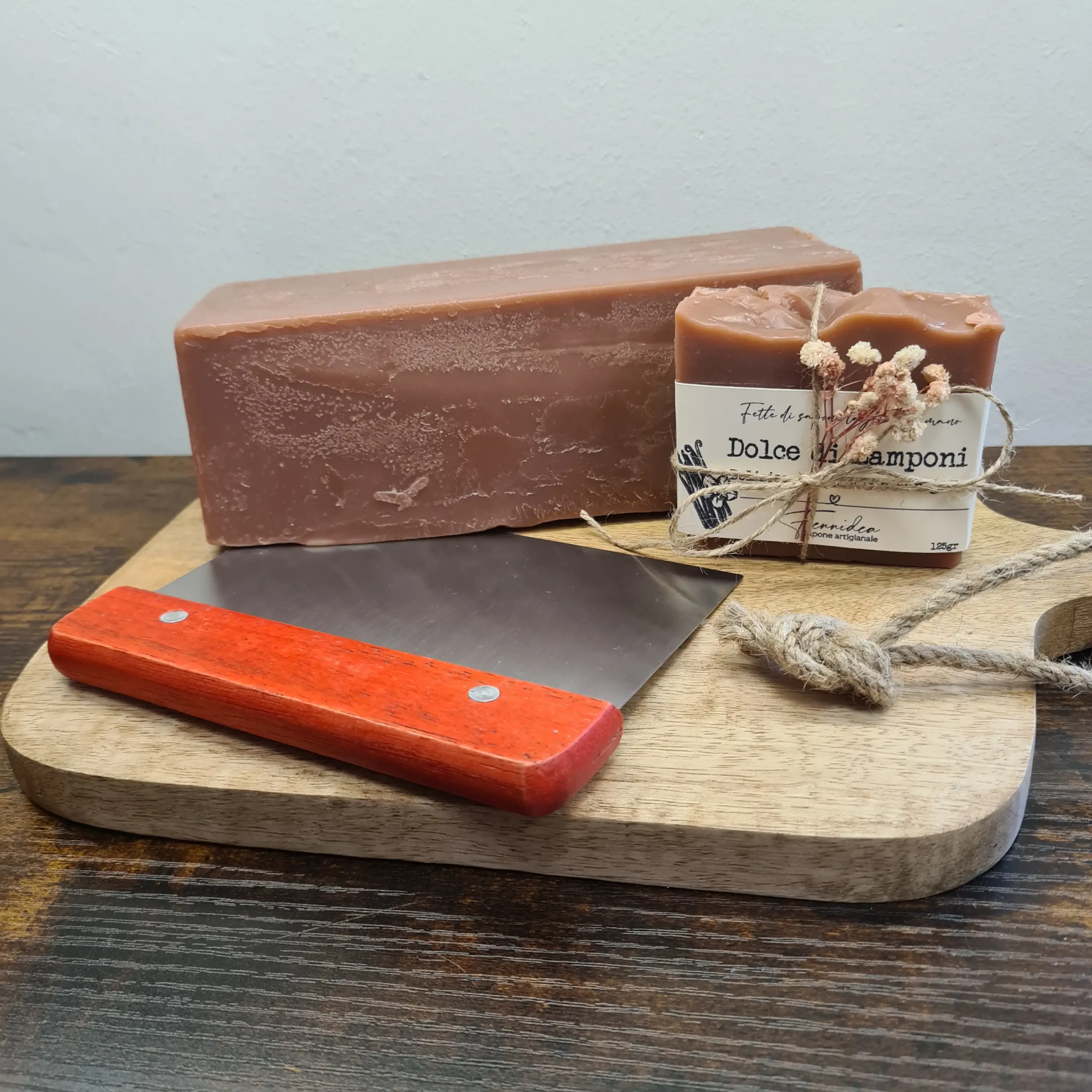 Dolce di Lamponi - Sapone al Taglio Artigianale - immagine 2