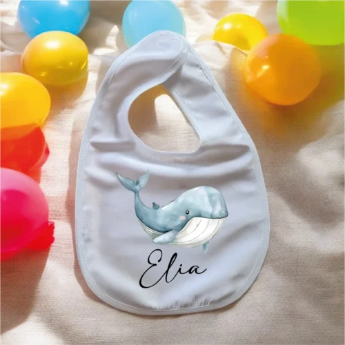 Bavaglino Personalizzato con Nome e Disegno