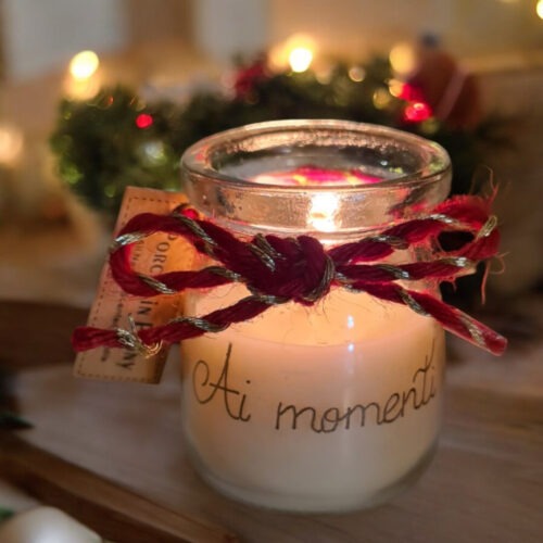 Candela Profumata in Barattolo di Vetro
