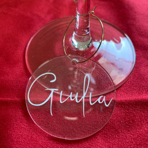 Segnaposto da Calice Personalizzato con Nome