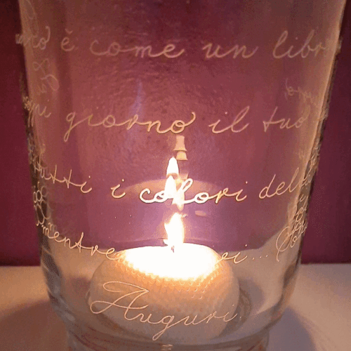 Vaso in Vetro Personalizzato
