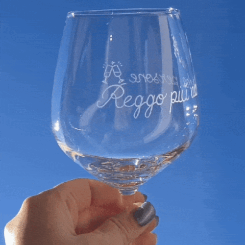 Calice "Reggo più Alcol che le Persone"