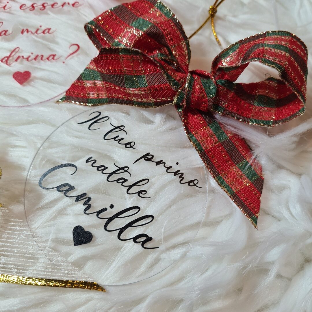 Segnaposto Pallina di Natale Personalizzato