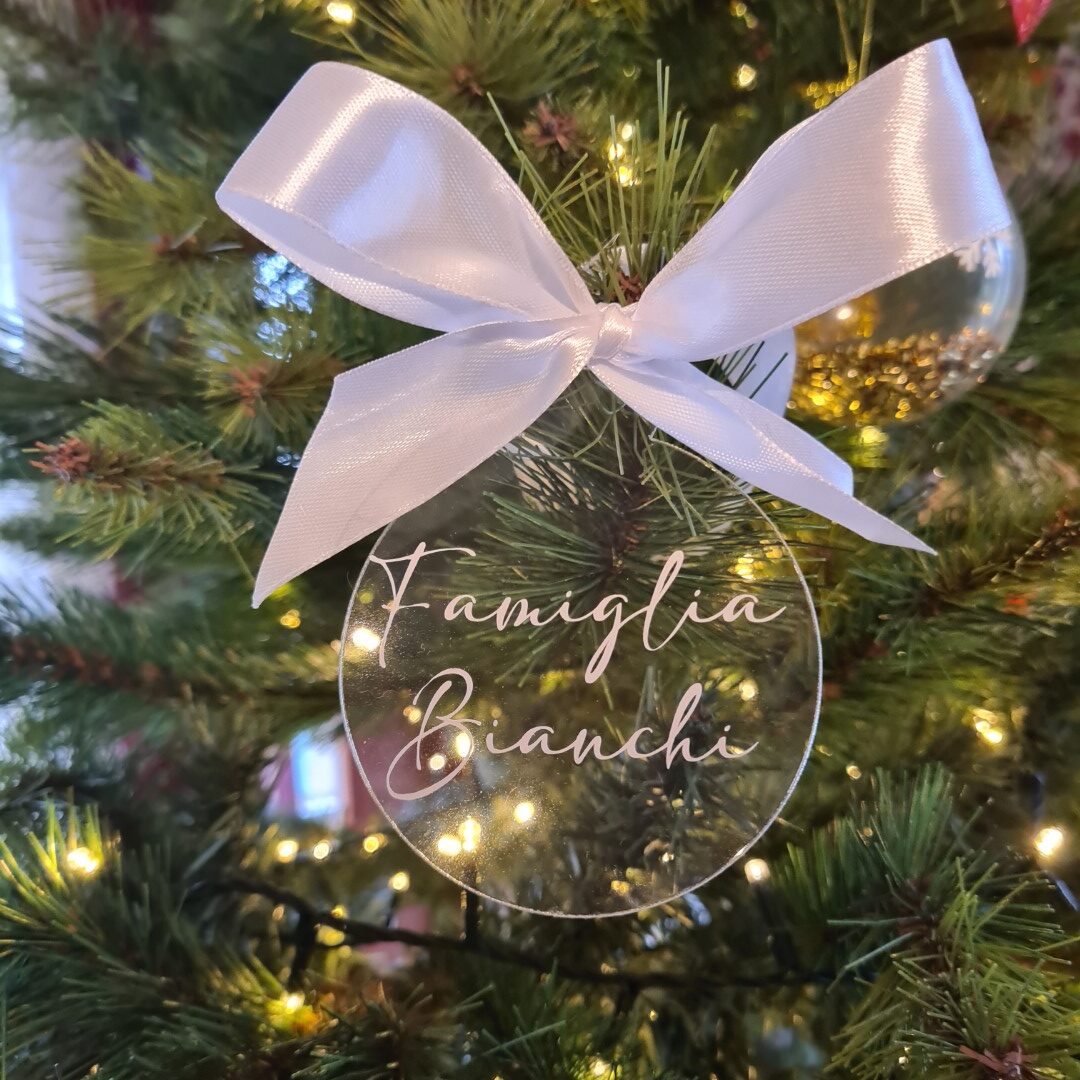 Segnaposto Pallina di Natale Personalizzato - immagine 2