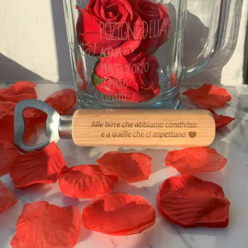 Apribottiglie Personalizzabile in Legno