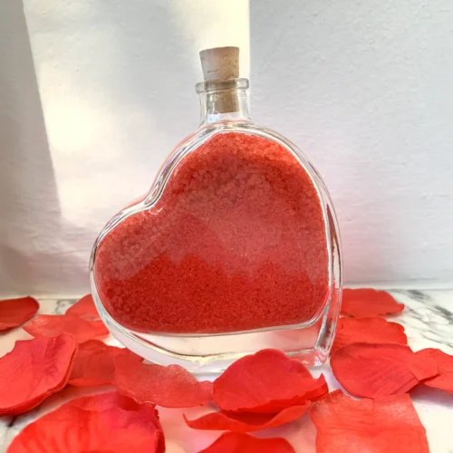 Bottiglia "Passion" con Sali da Bagno Personalizzabile