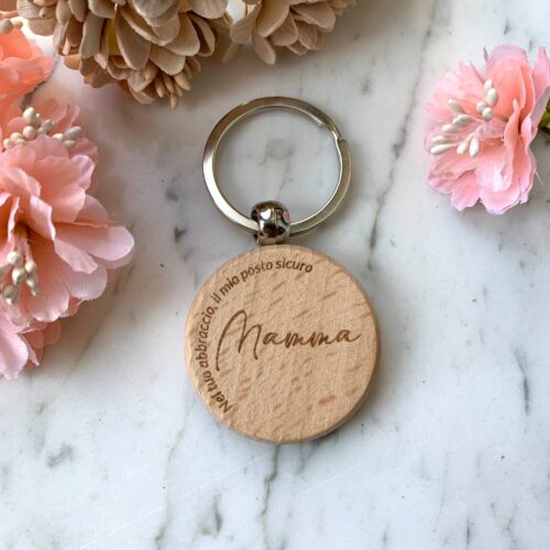 Portachiavi in Legno Personalizzabile