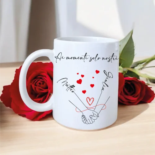Tazza "Il filo che ci unisce" Personalizzata