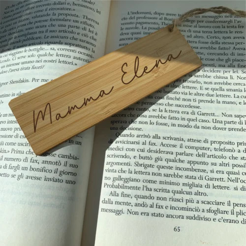Segnalibro in Legno Personalizzato